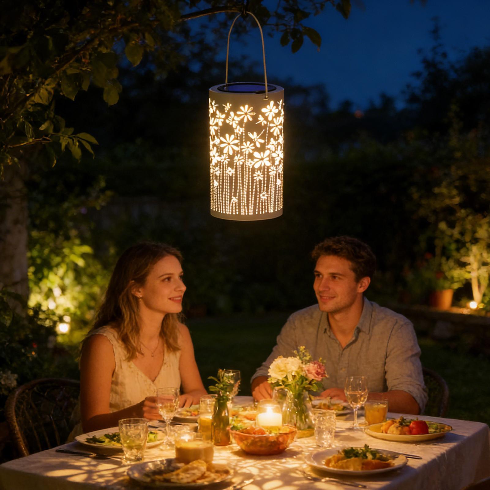 Outdoor Lighting Yard - Außenlaternen für die Veranda, wasserdichte Blumenlampen,