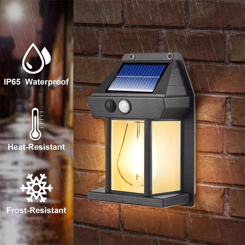 Outdoor Lighting Driveway - Solar Wand leuchte im Freien wasserdicht