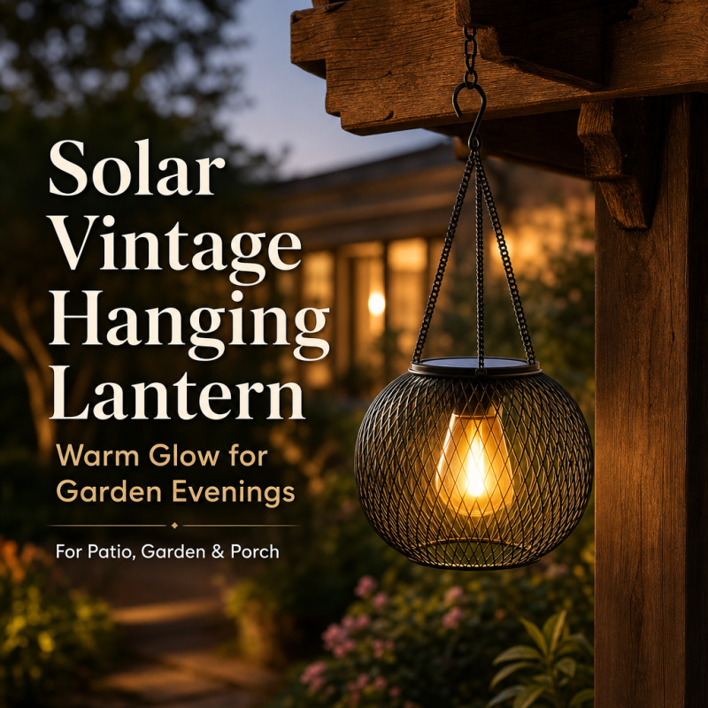 Outdoor Lighting Brands - Solarbetriebene LED-Hänge-Bodenlampe für Außenbereich, Ausgehöhlte Garten-Landschaftsbeleuchtung,