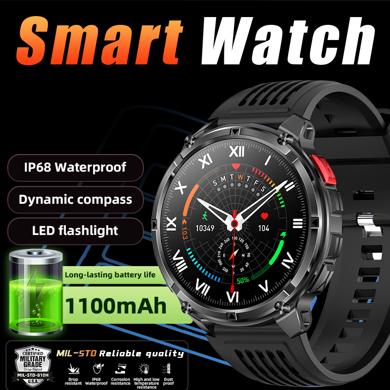 Outdoor Lighting Ip Rating - 1100 mAh Akku, Smartwatch, Kompass, IP68,