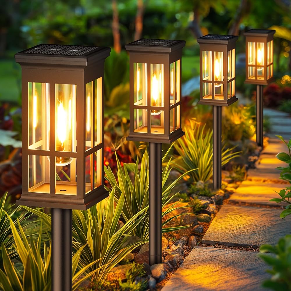 Outdoor Lighting Driveway - Solar-Wegeleuchte für den Außenbereich, Solarlampe, wasserdichte