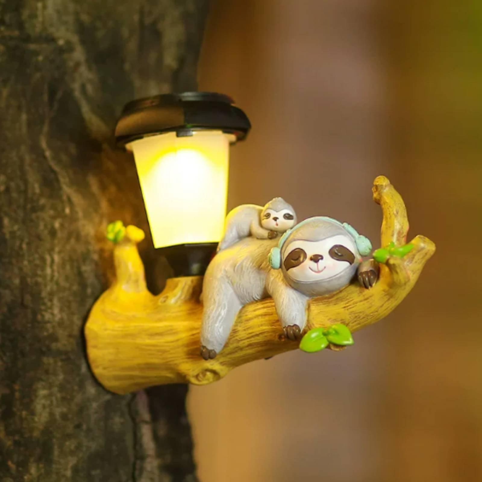 Outdoor Lighting Yard - Solar-Hängeleuchte aus Kunstharz mit Tiermotiv, wasserdichte