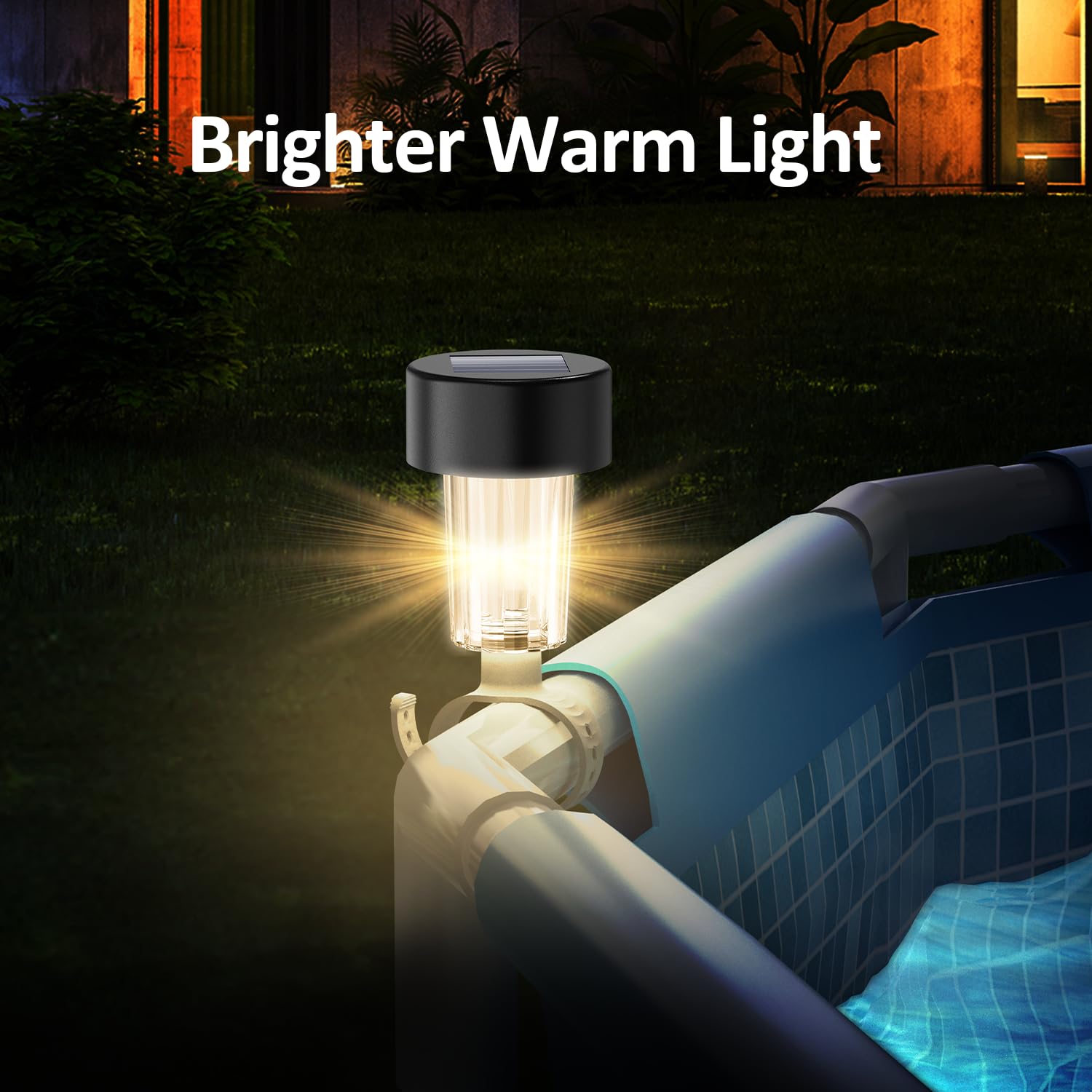 6er-Pack Solar-Pool-Lichtrahme – Outdoor Lighting On Fence Bewertung und Preis