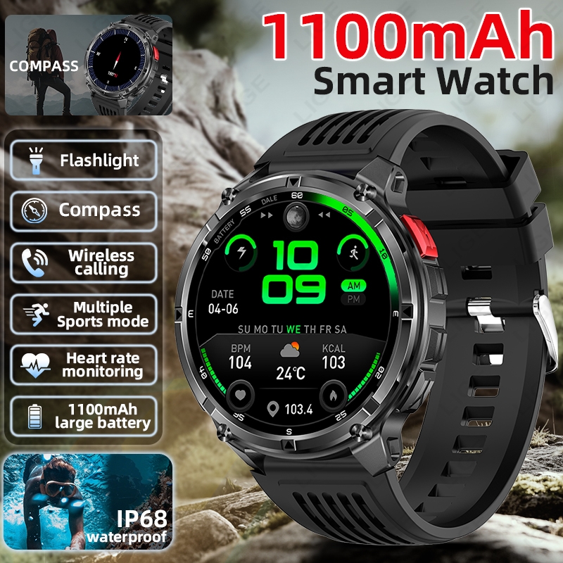 LIGE 2026 Smartwatch Outdoor-K – Outdoor Lighting Ip Rating Bewertung und Preis