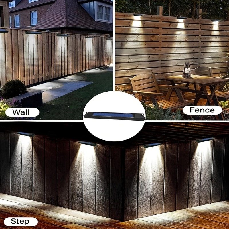 1/2/4 Stück Solar-Schilderleuc – Outdoor Lighting On Fence Bewertung und Preis