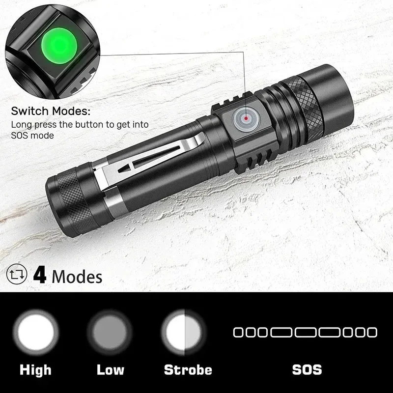 T6 LED Wiederaufladbare Tasche – Outdoor Lighting Bulbs Bewertung und Preis