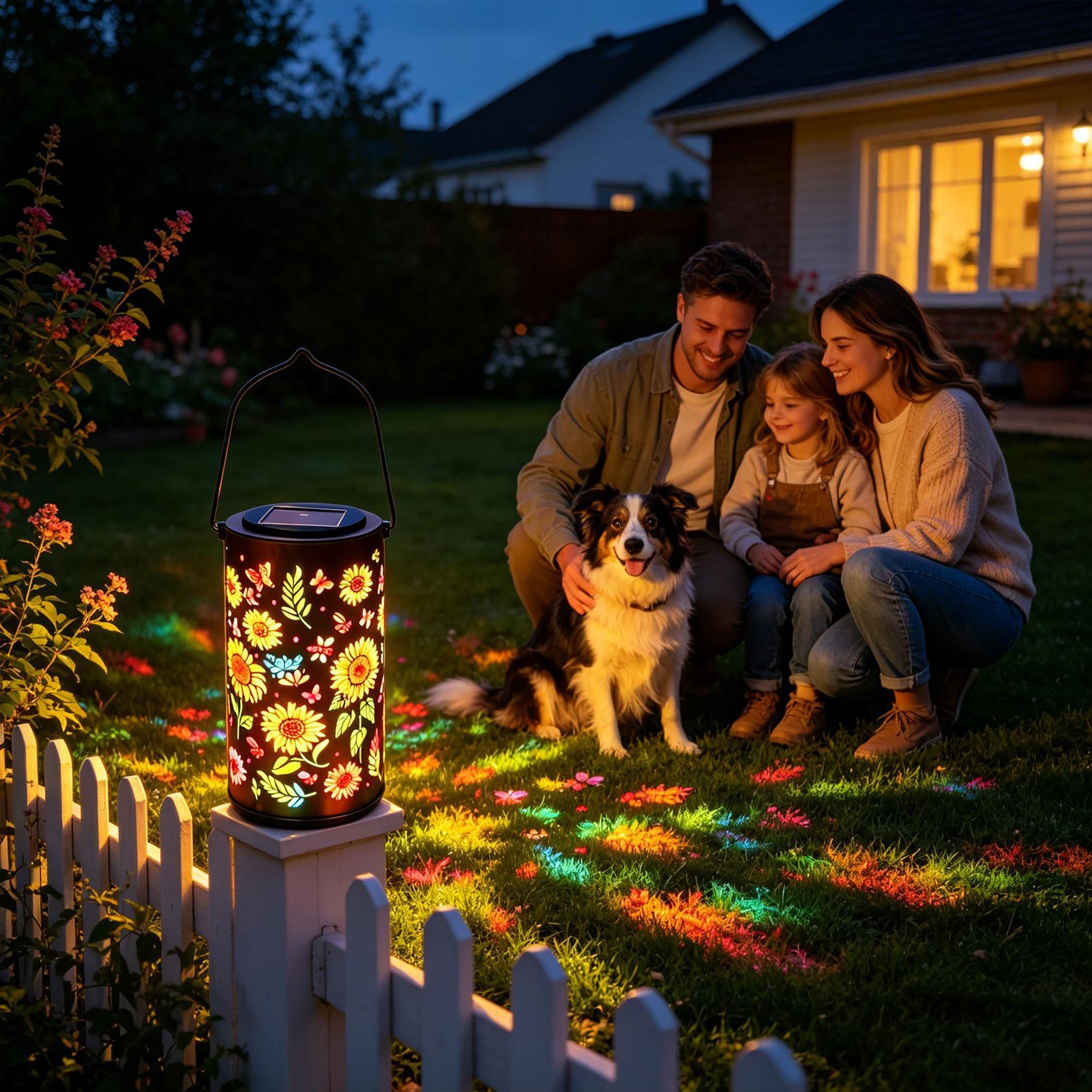 Sonnenblumen-Solarlaterne, wet – Outdoor Lighting Yard Bewertung und Preis