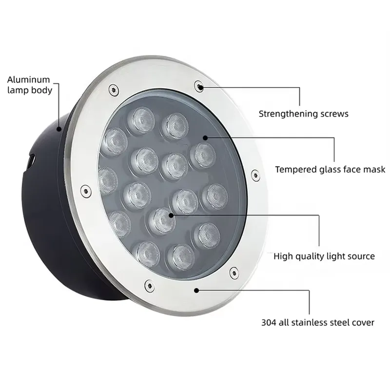 Wasserdichte IP67 LED-Bodenleu – Outdoor Lighting Driveway Bewertung und Preis