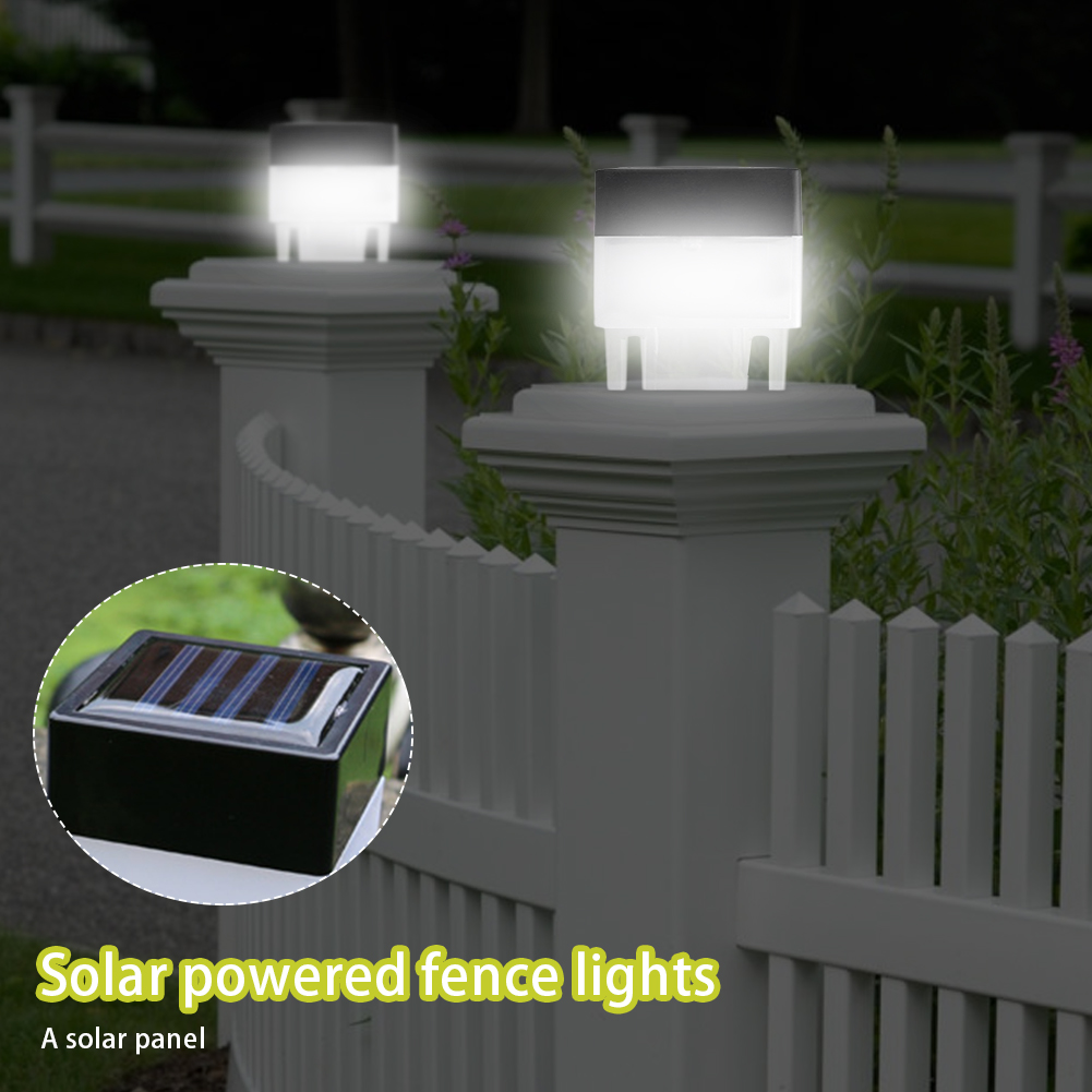 Solar-Pfostenleuchte, moderne  – Outdoor Lighting On Fence Bewertung und Preis