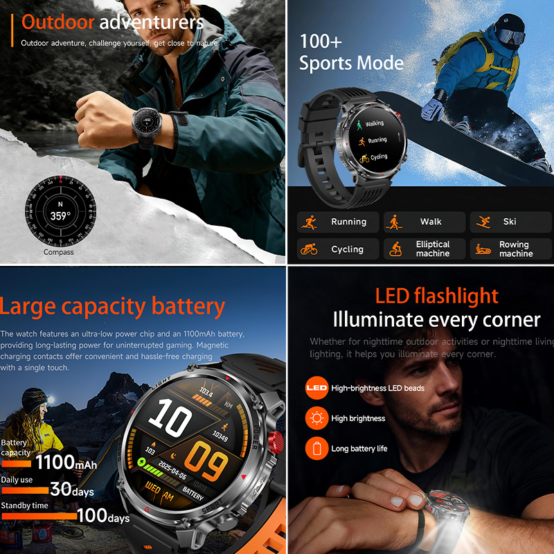 2026 Neue 1100mAh Batterie Out – Outdoor Lighting Ip Rating Bewertung und Preis