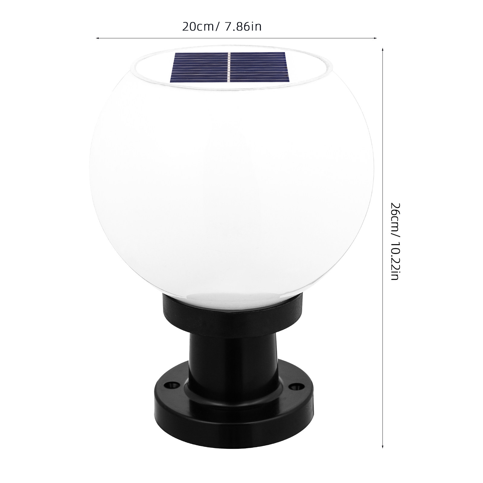 Runde LED-Solar-Wand-Säulenlam – Outdoor Lighting Round Bewertung und Preis