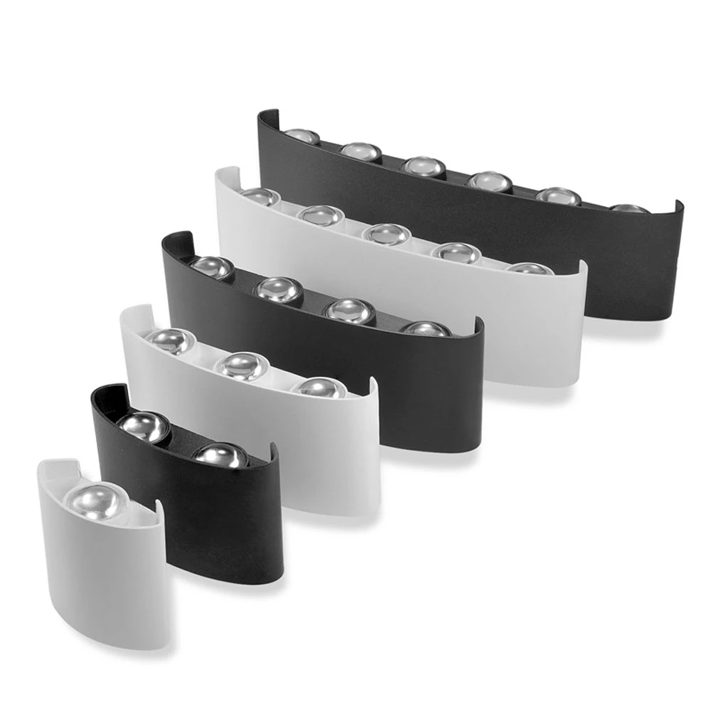LED-Wandleuchte aus Aluminium, – Outdoor Lighting On Fence Bewertung und Preis