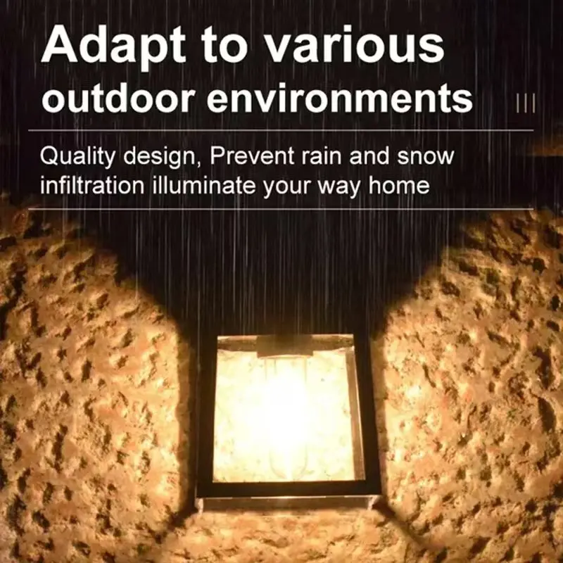 Solare Außenwandleuchte mit Be – Outdoor Lighting Driveway Bewertung und Preis