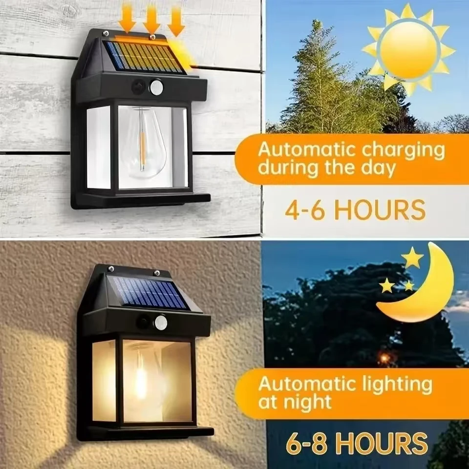Solare Außenwandleuchte mit Be – Outdoor Lighting Driveway Bewertung und Preis