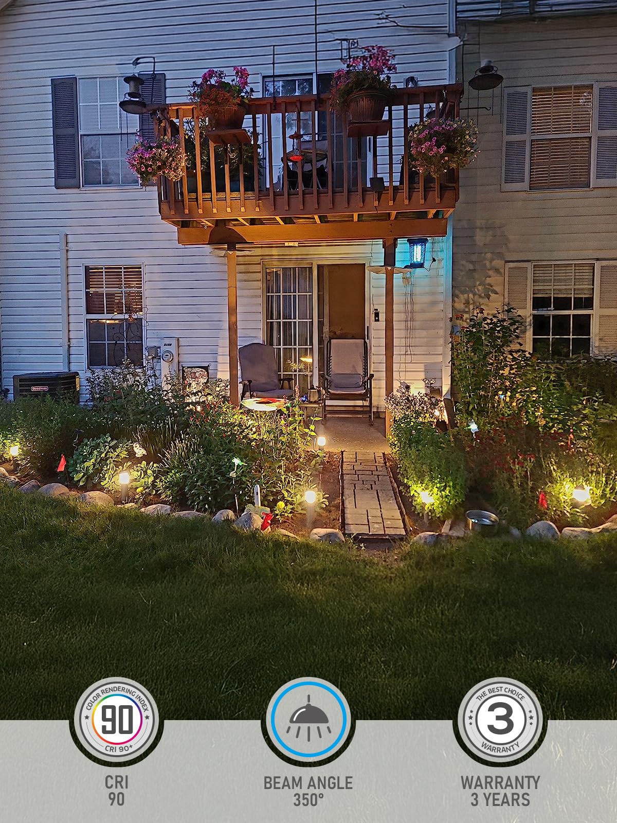 8Pcs LED Outdoor Garten Rasen  – Outdoor Lighting Driveway Bewertung und Preis