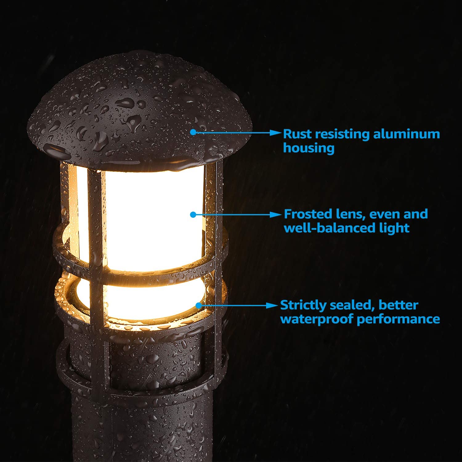 8Pcs LED Outdoor Garten Rasen  – Outdoor Lighting Driveway Bewertung und Preis