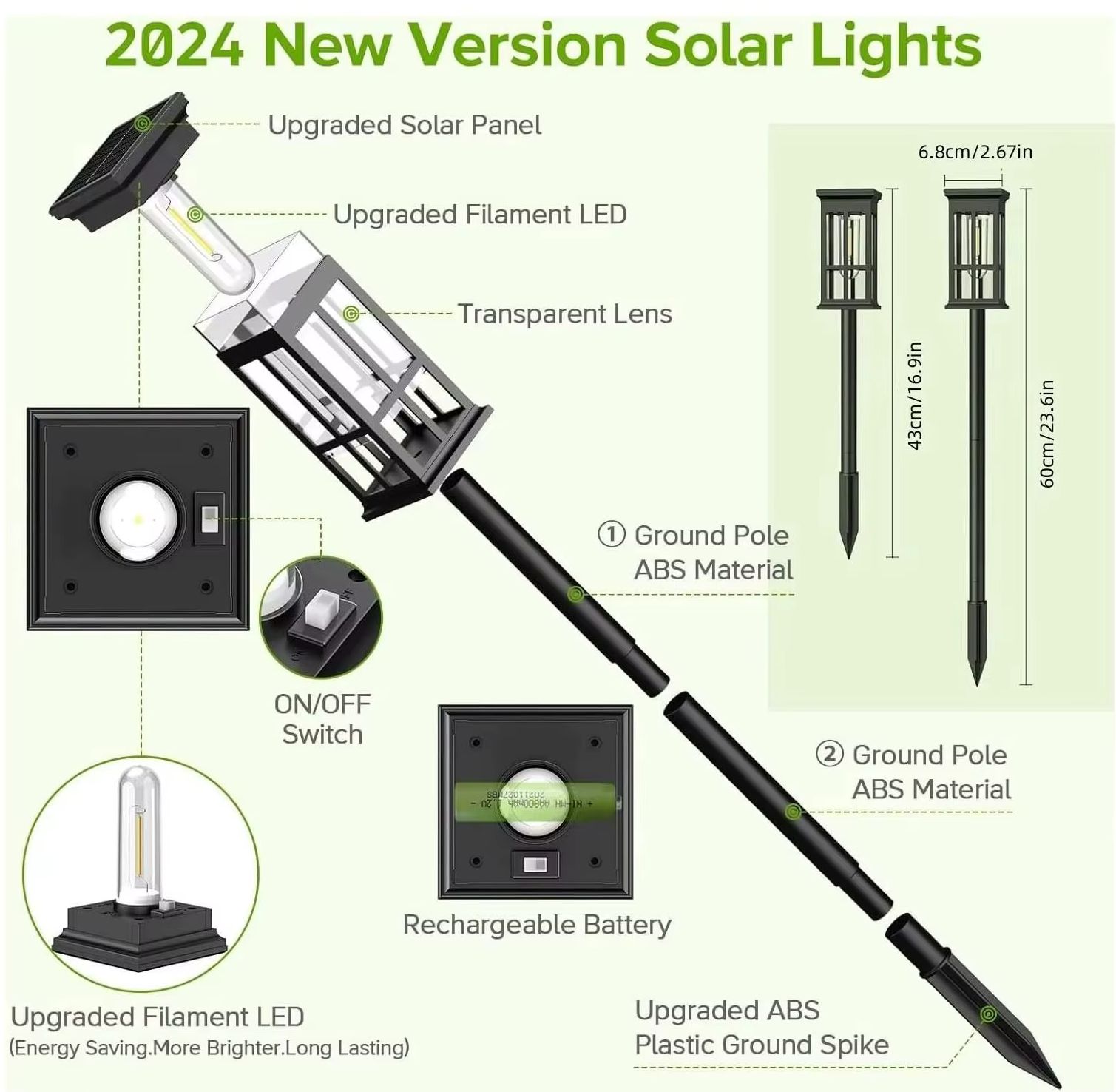 Solar-Wegeleuchte für den Auße – Outdoor Lighting Driveway Bewertung und Preis