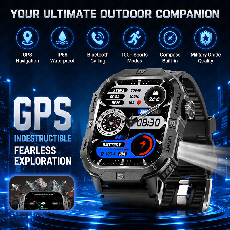 Outdoor GPS Smartwatch mit Kom – Outdoor Lighting Ip Rating Bewertung und Preis