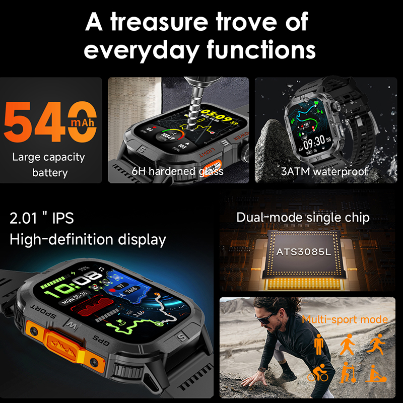 Outdoor GPS Smartwatch mit Kom – Outdoor Lighting Ip Rating Bewertung und Preis