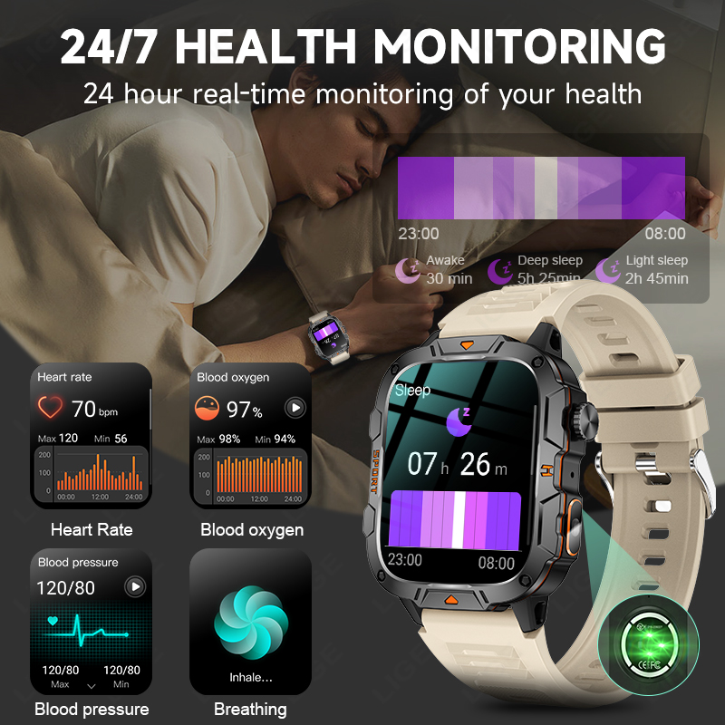 LIGE Outdoor-Sport-Smartwatch  – Outdoor Lighting Ip Rating Bewertung und Preis