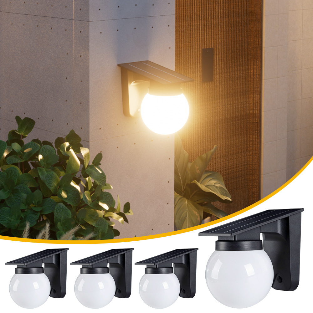 Solar-Kugel-Wandleuchten für d – Outdoor Lighting On Fence Bewertung und Preis