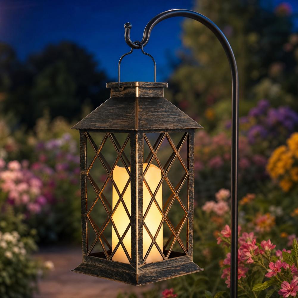Retro-Solarlaterne, Solar-Kerz – Outdoor Lighting Yard Bewertung und Preis