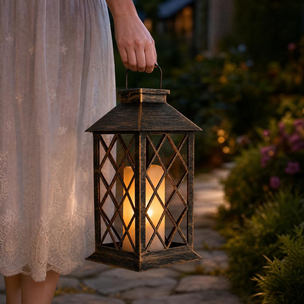 Retro-Solarlaterne, Solar-Kerz – Outdoor Lighting Yard Bewertung und Preis