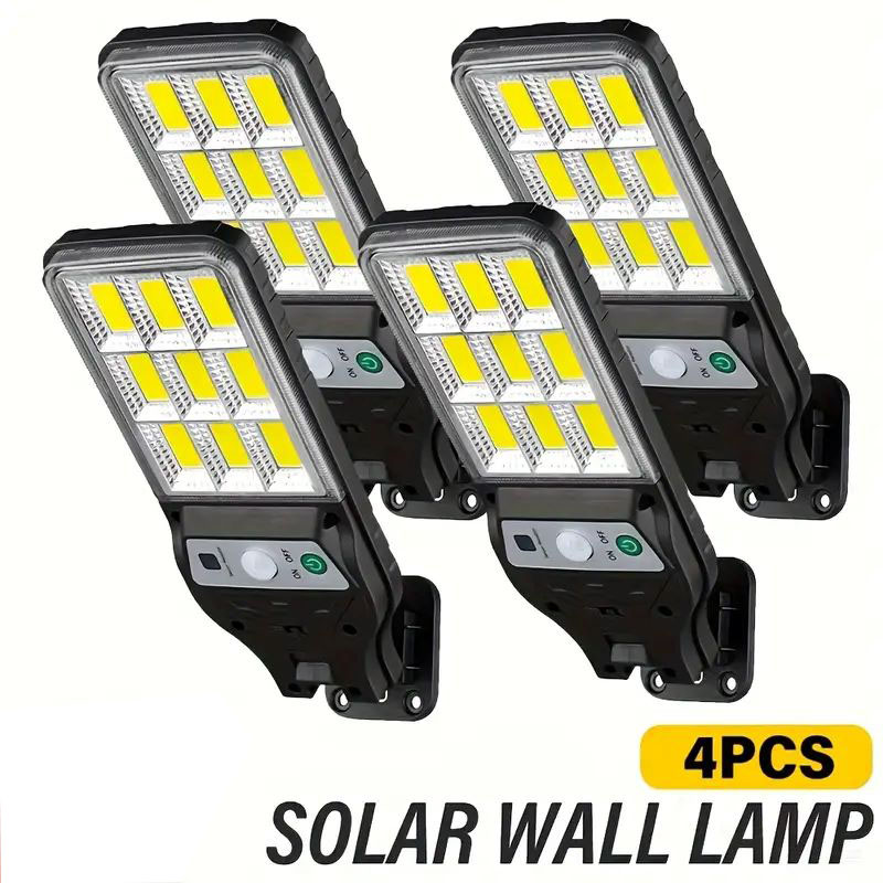 4 Stück Solar-Wandleuchte mit  – Outdoor Lighting On Fence Bewertung und Preis