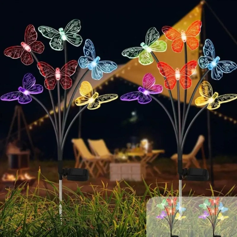 Solarbetriebene Schmetterlings – Outdoor Lighting Yard Bewertung und Preis