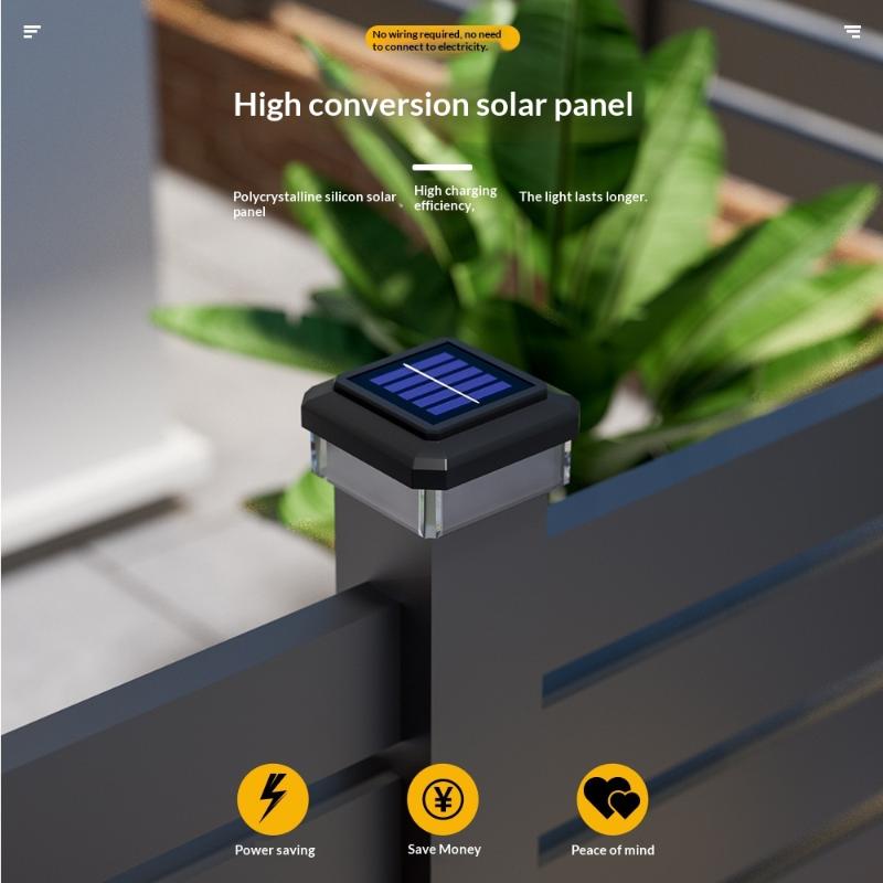 Solar-LED-Pfostenkappenleuchte – Outdoor Lighting On Fence Bewertung und Preis