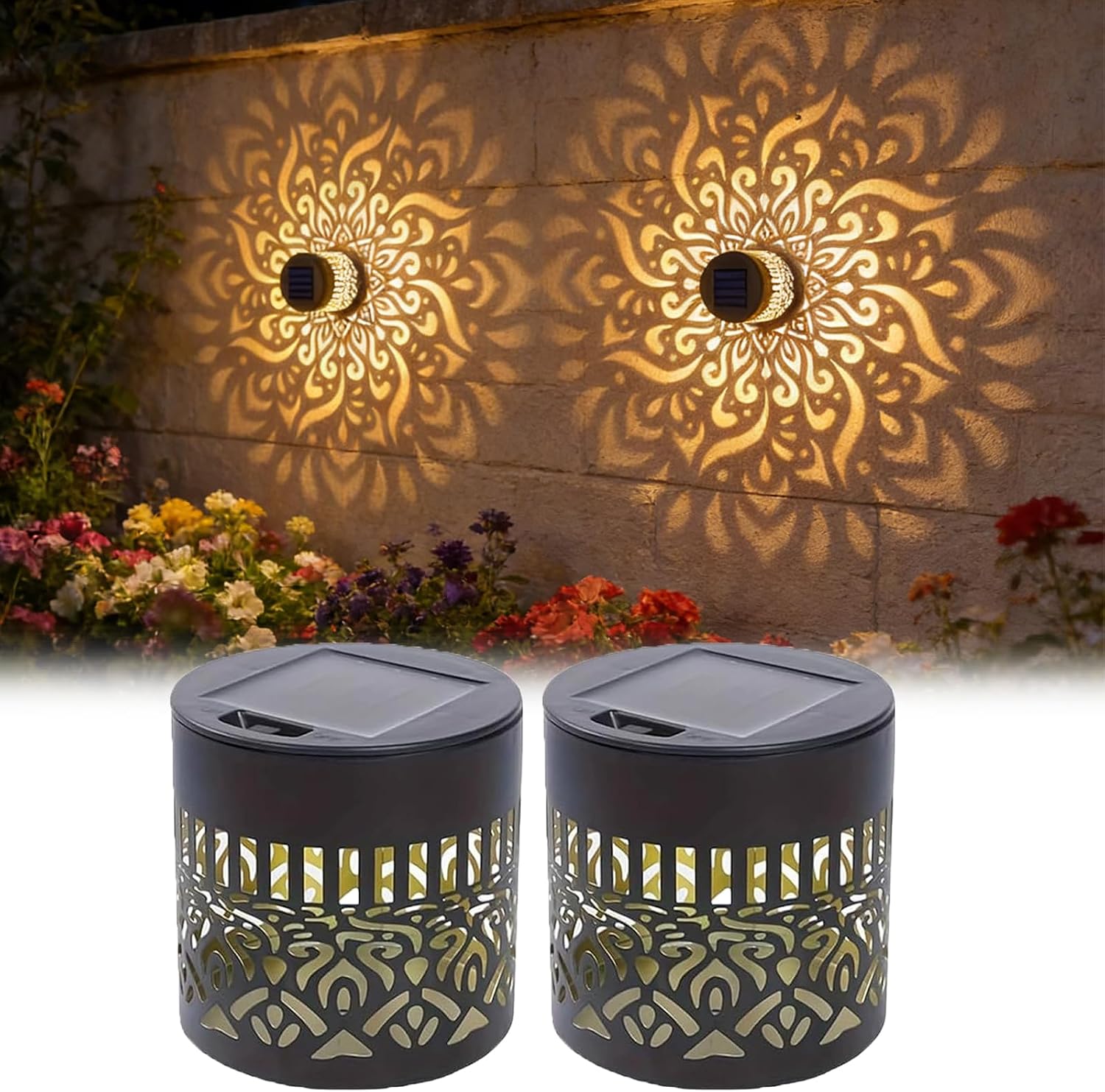 2er-Pack Solar-Gartenleuchten  – Outdoor Lighting Driveway Bewertung und Preis