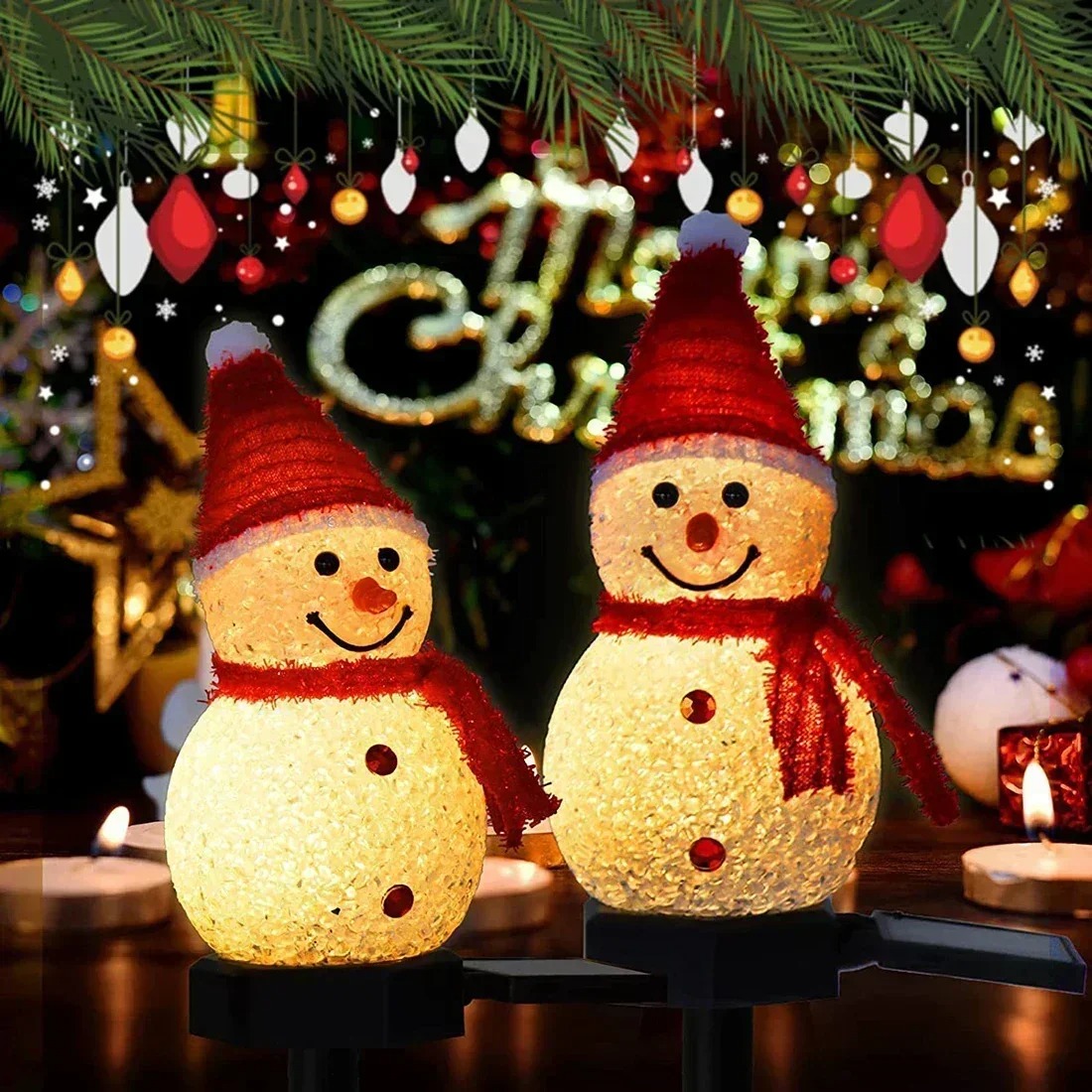 Weihnachts-Schneemann Solar-Ga – Outdoor Lighting Yard Bewertung und Preis