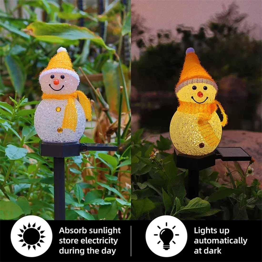 Weihnachts-Schneemann Solar-Ga – Outdoor Lighting Yard Bewertung und Preis