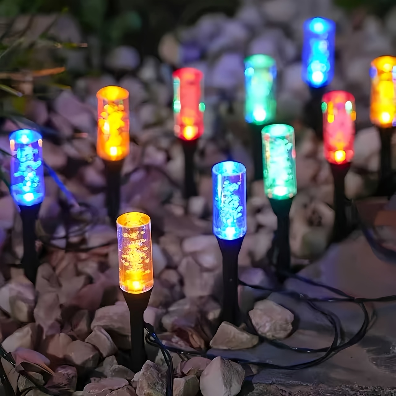 Solar-Bubble-Tube-Gartenleucht – Outdoor Lighting Driveway Bewertung und Preis
