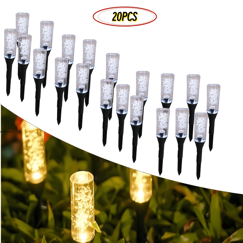 Solar-Bubble-Tube-Gartenleucht – Outdoor Lighting Driveway Bewertung und Preis